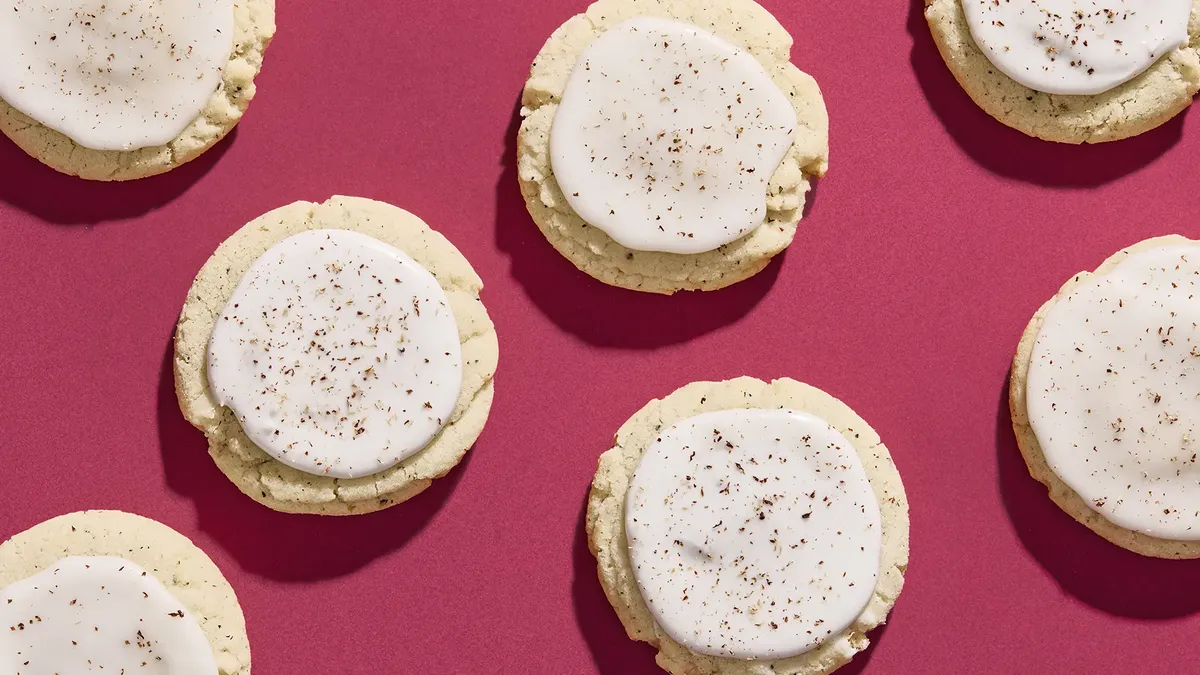 Chai Tea Eggnog Cookies