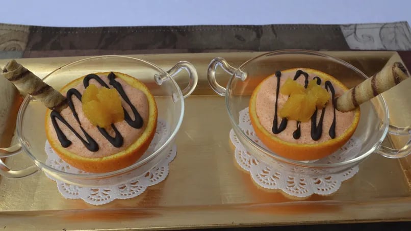 Orange and Chocolate Mousse