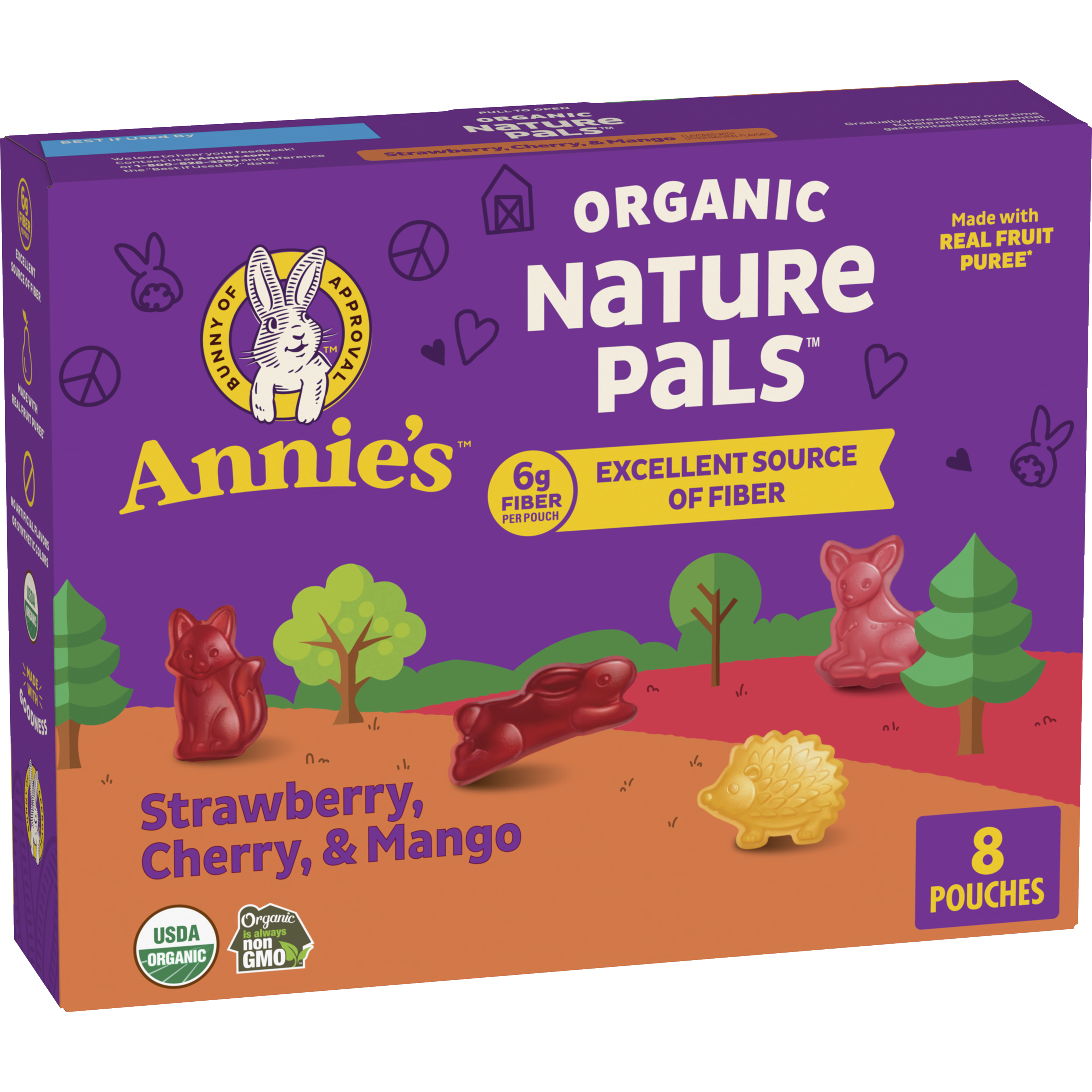 Organic Nature Pals Strawberry, Cherry & Mango | Annie‘s