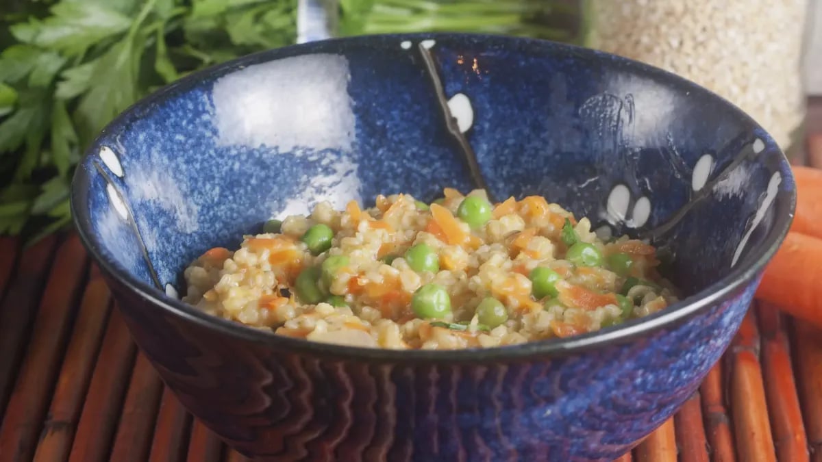 Savory Oat Pilaf