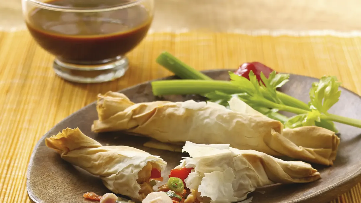 Cashew-Chicken Firecrackers