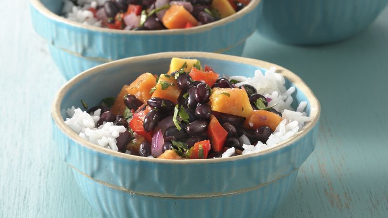 Caribbean Black Beans with Rice