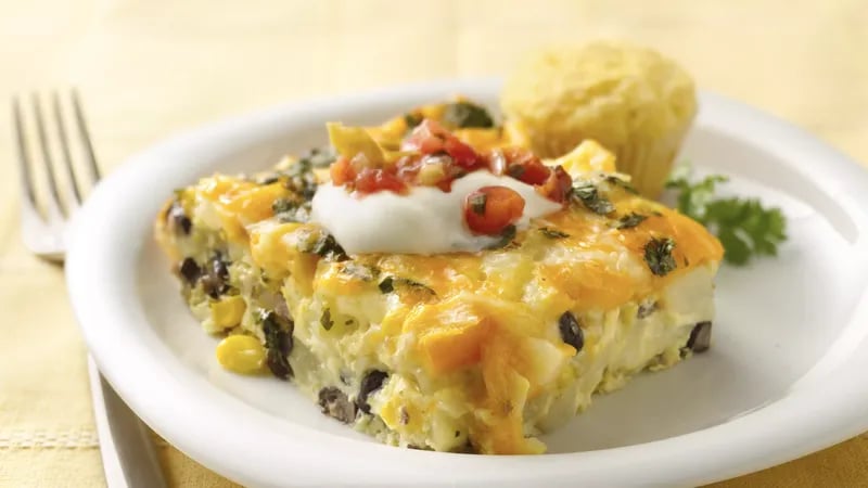 Santa Fe Egg Bake