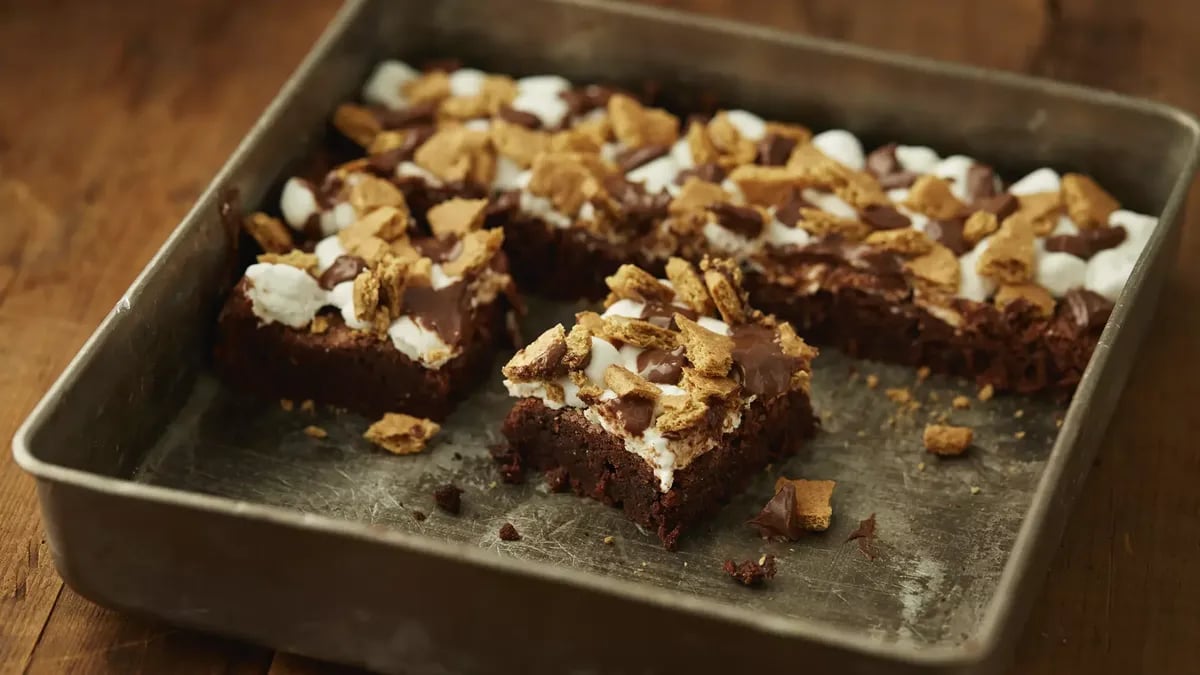 S'mores Fudgy Brownies