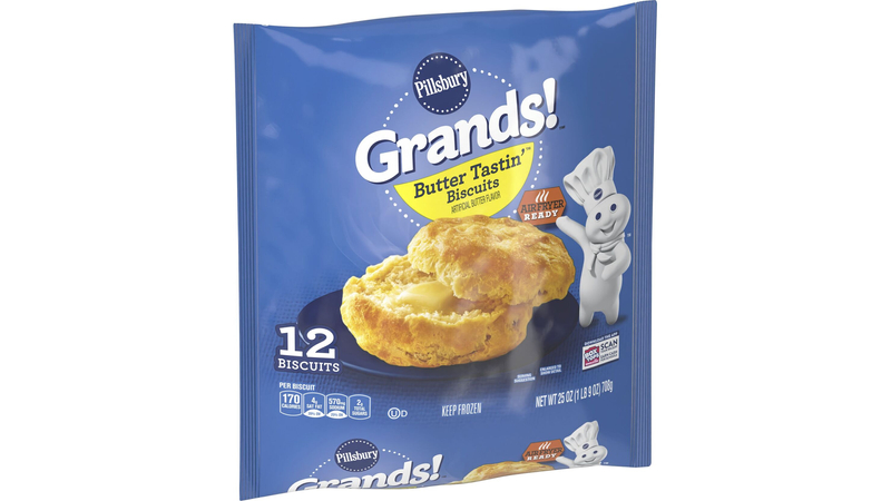 Grands!™ Butter Tastin’™ Frozen Biscuits (12 count) - Pillsbury.com