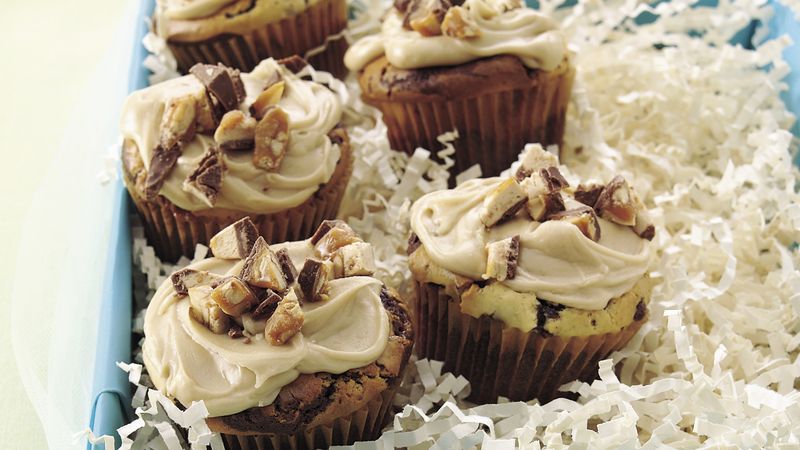 Snickers™ Chocolate Cupcakes