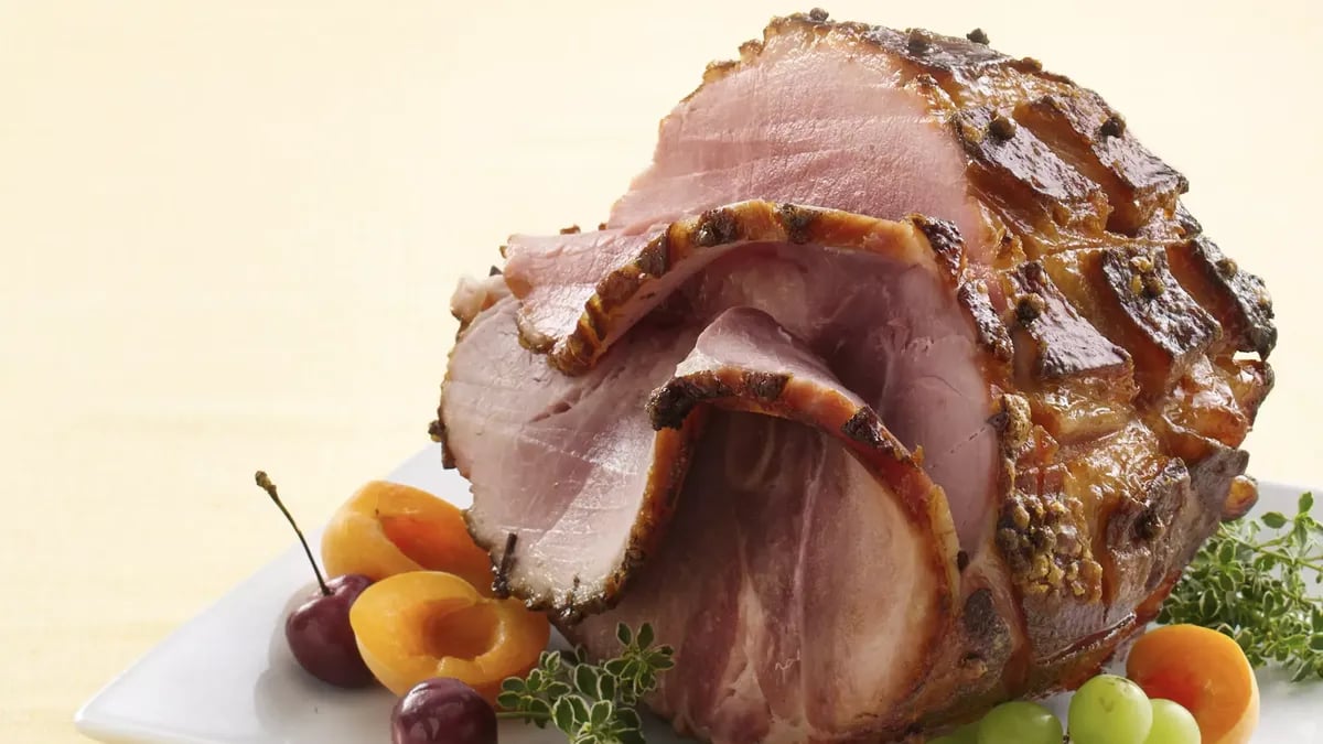 Bourbon-Glazed Ham