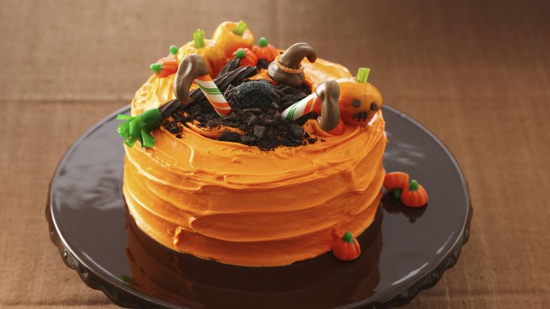 Crash-Landing Witch Cake