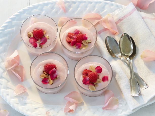 Raspberry Rose Yogurt