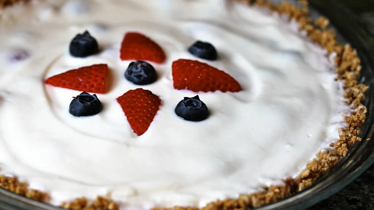 Very Berry Yogurt Pie with Cheerios® Crust