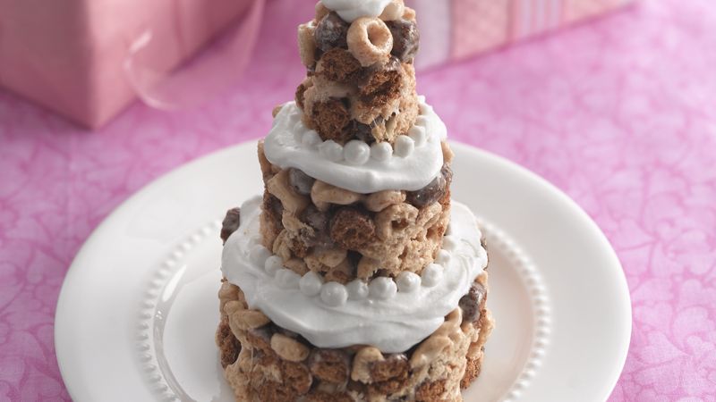 Wedding Shower Cereal Cakes