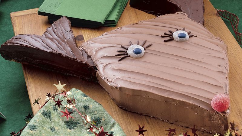 Festive Reindeer Cake