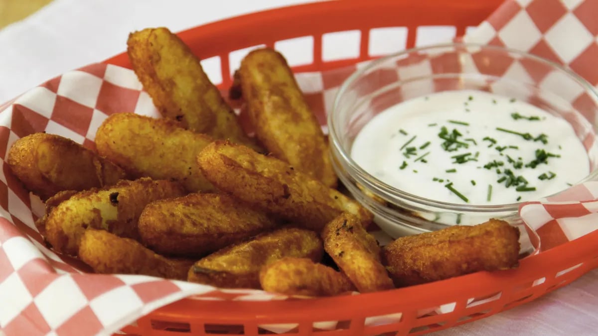 Fried Mashed Potato Sticks