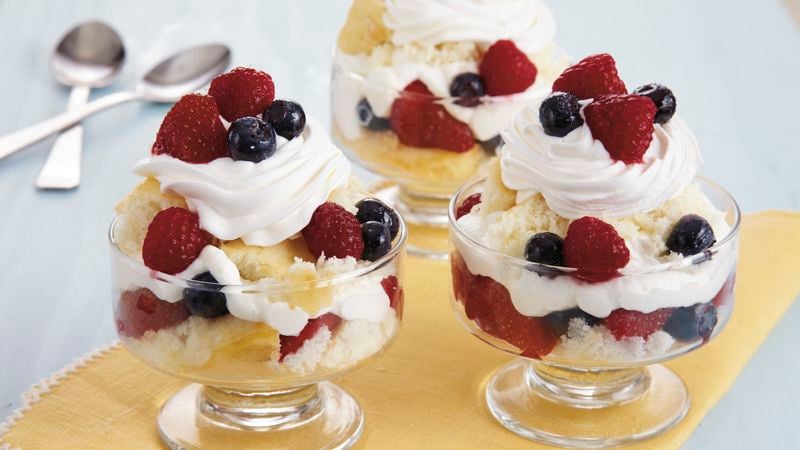 Three-Berry Trifle