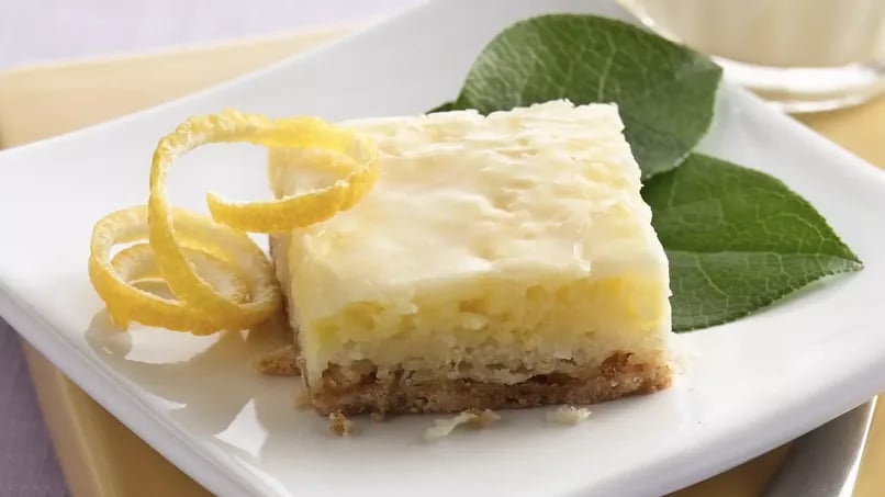 Glazed Lemon-Coconut Bars