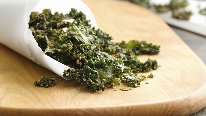 Gluten-Free Kale Chips with Tahini