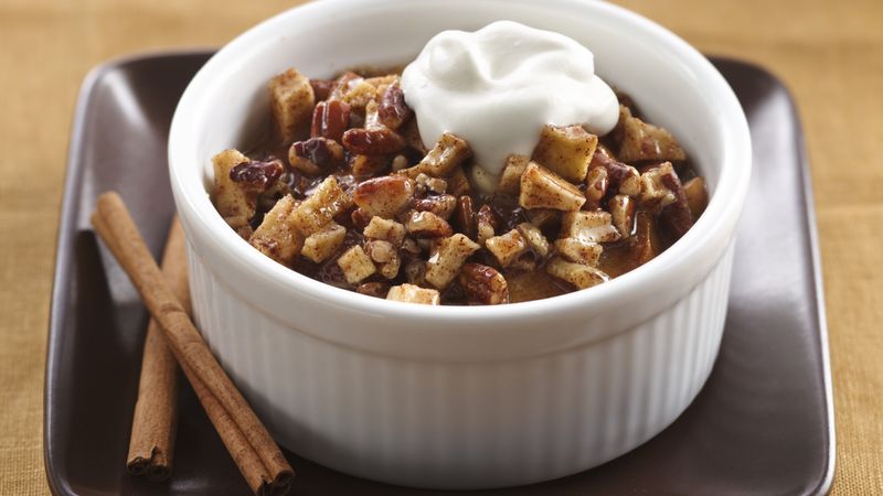 White Chocolate and Apple-Cinnamon Roll Bread Pudding