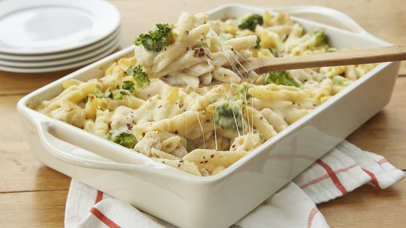 Chicken-Alfredo Baked Penne