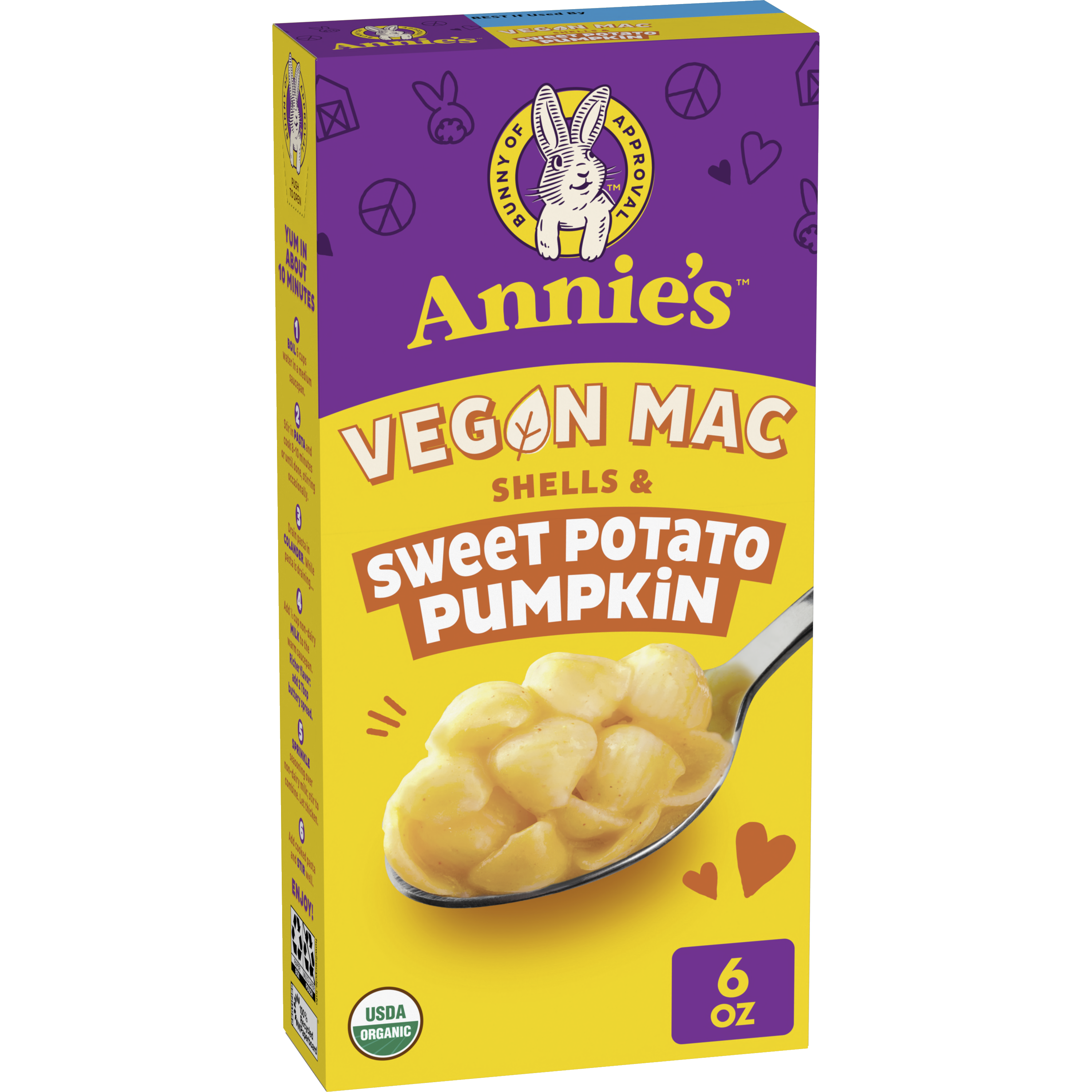 Vegan Mac Shells & Sweet Potato Pumpkin | Annie's Homegrown