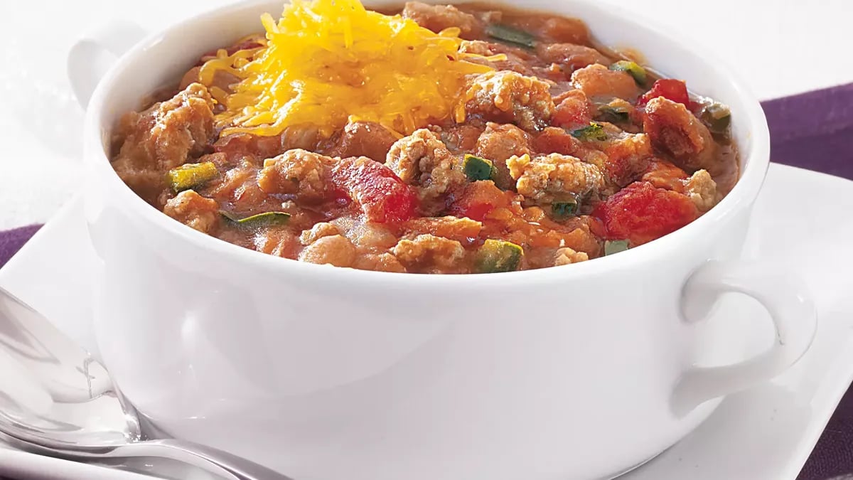 Spicy Chipotle Turkey Chili