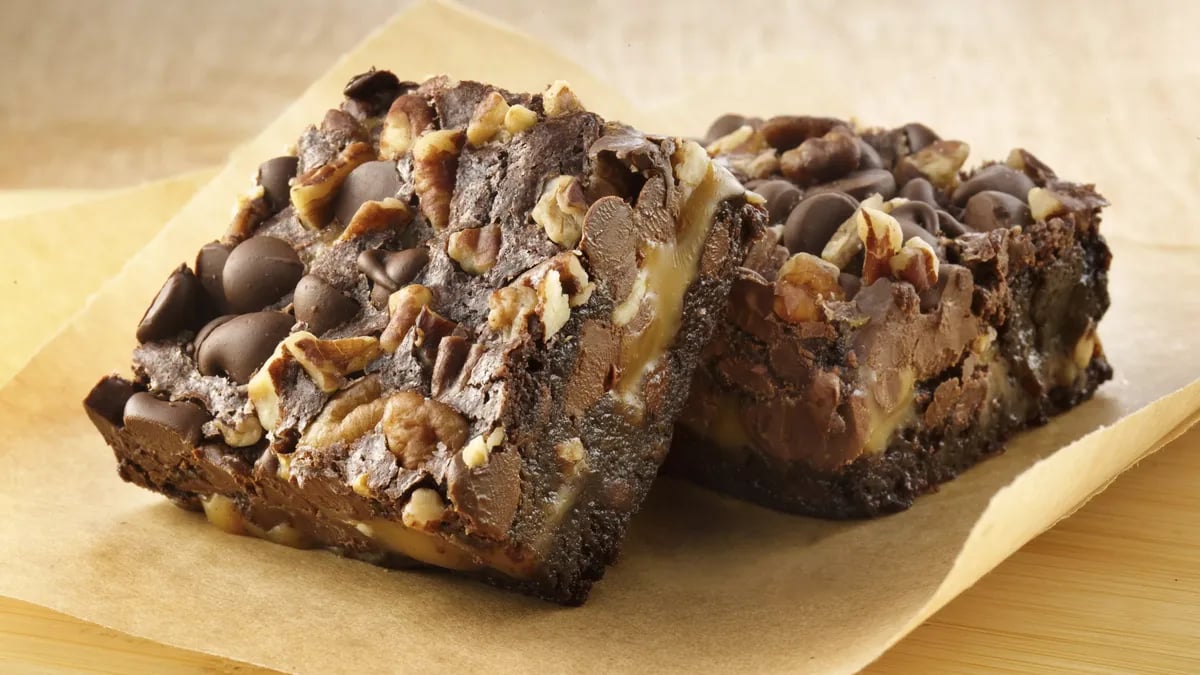 Gluten-Free Turtle Brownies