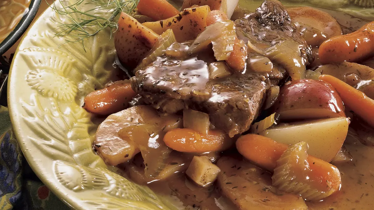 Braised Beef with Root Vegetables