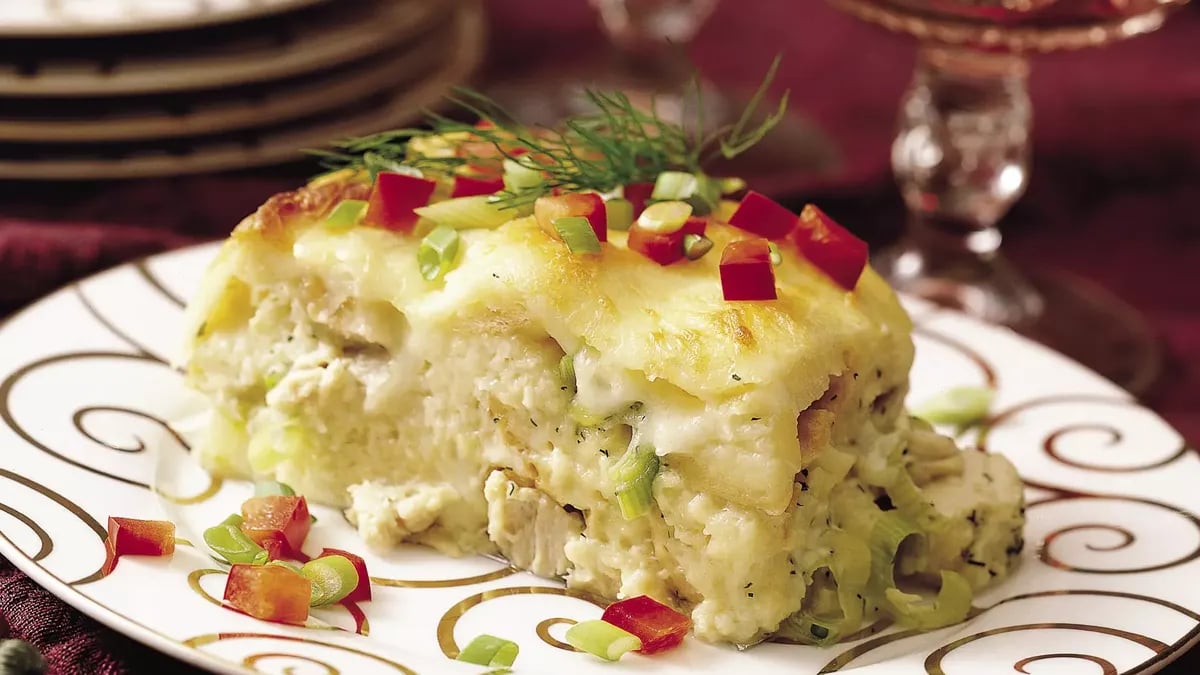 Turkey Leek Strata