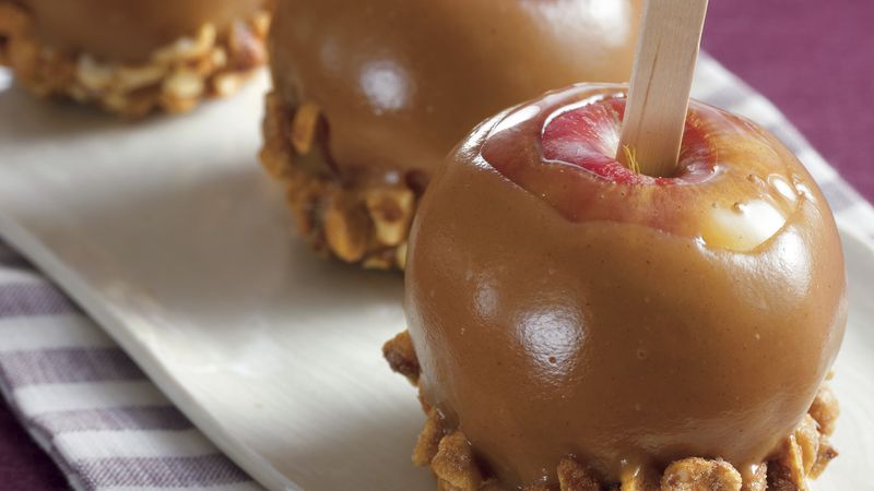 Peanut Butter Candy Apples