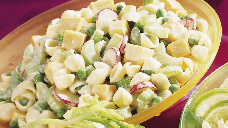 Cheese, Peas and Shells Salad