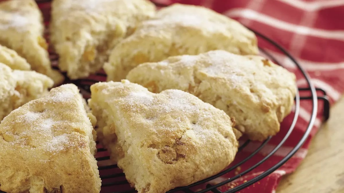 White Chocolate Apricot Scones