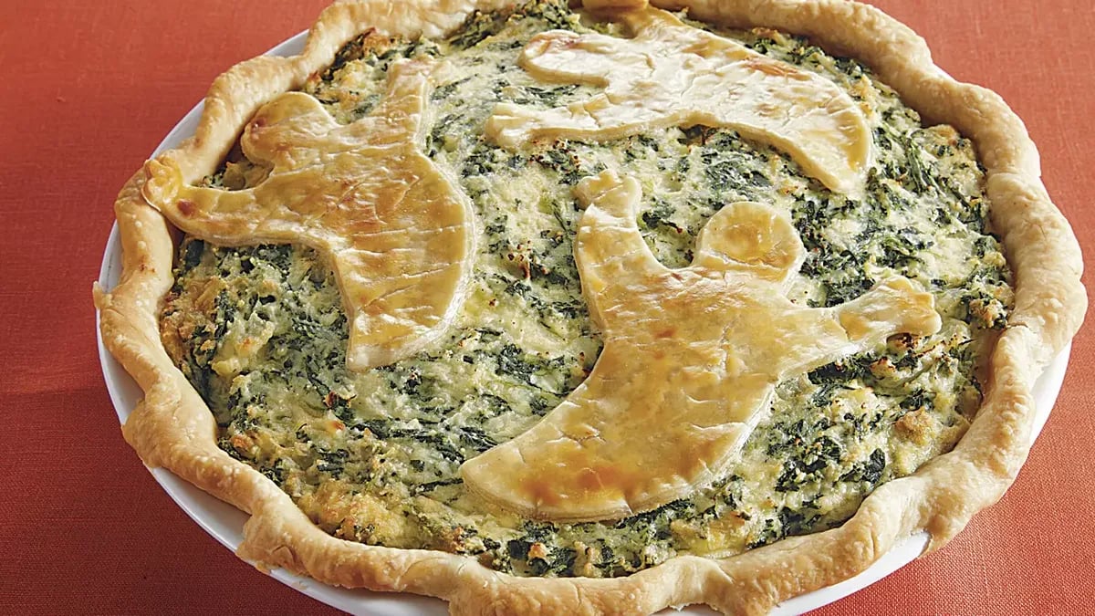 Spooky Spinach Pie