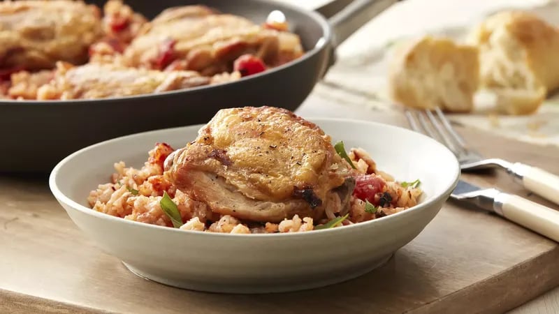 Italian Chicken and Rice Skillet