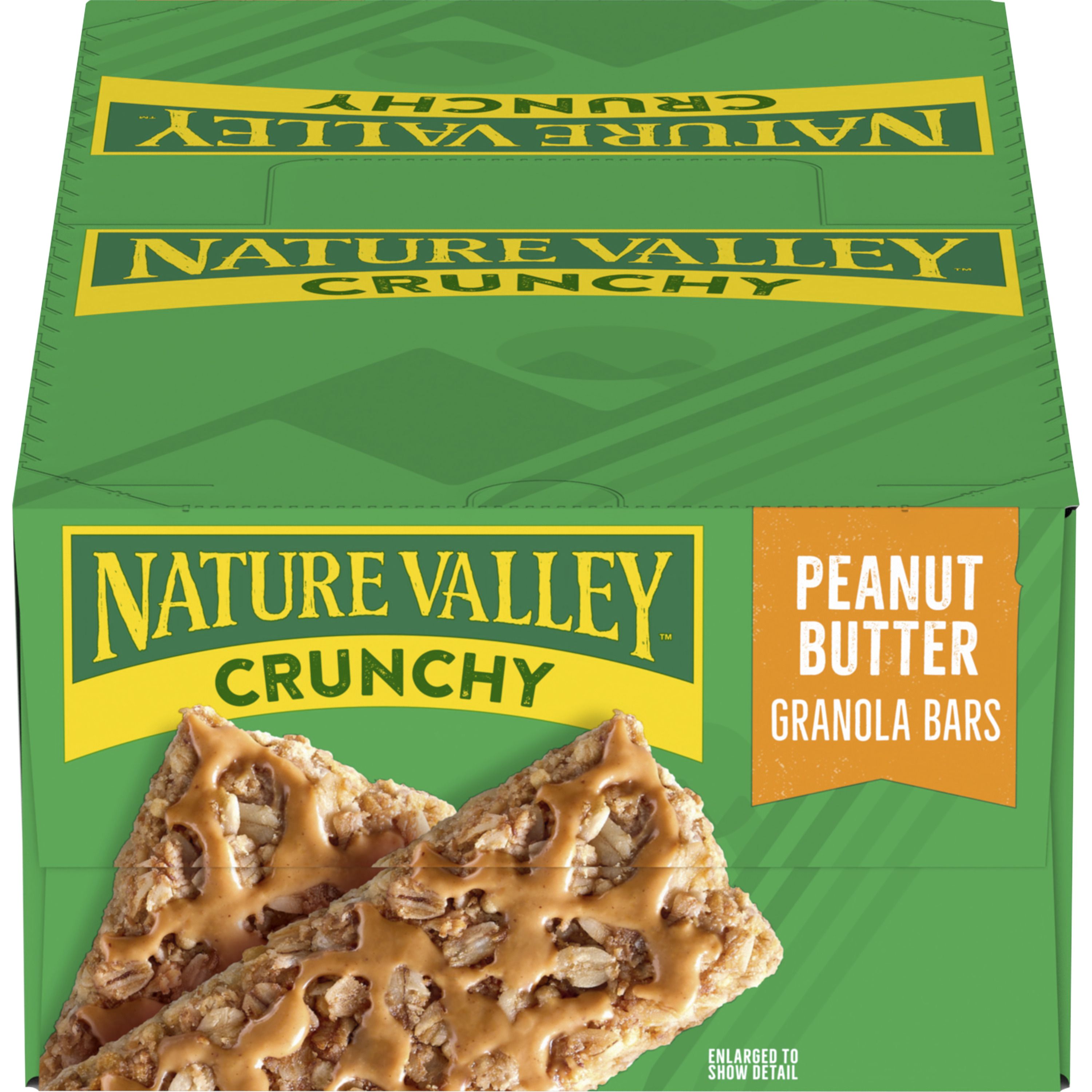 Front - 3D Nature Valley Granola Bars Box Crunchy Peanut Butter 6/26.82 OZ