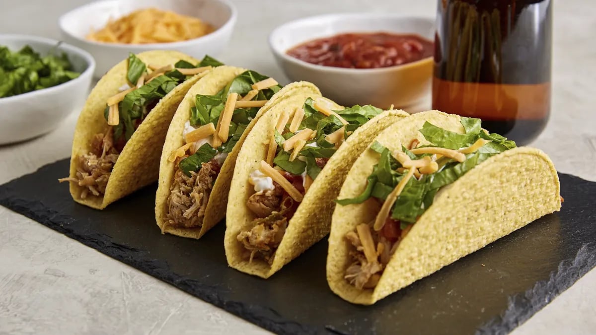 Slow-Cooker Beer Chicken Tacos