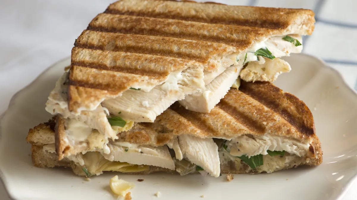 Chicken and Artichoke Panini