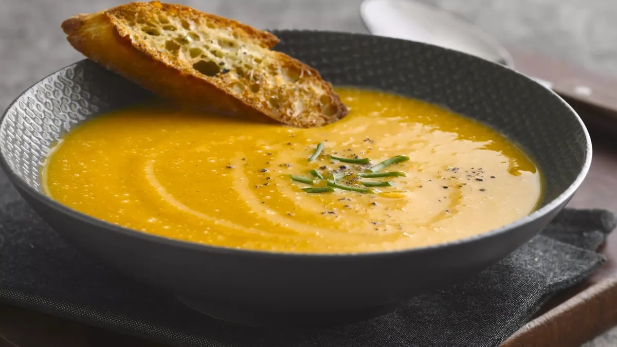 Apple Cinnamon Butternut Squash Soup