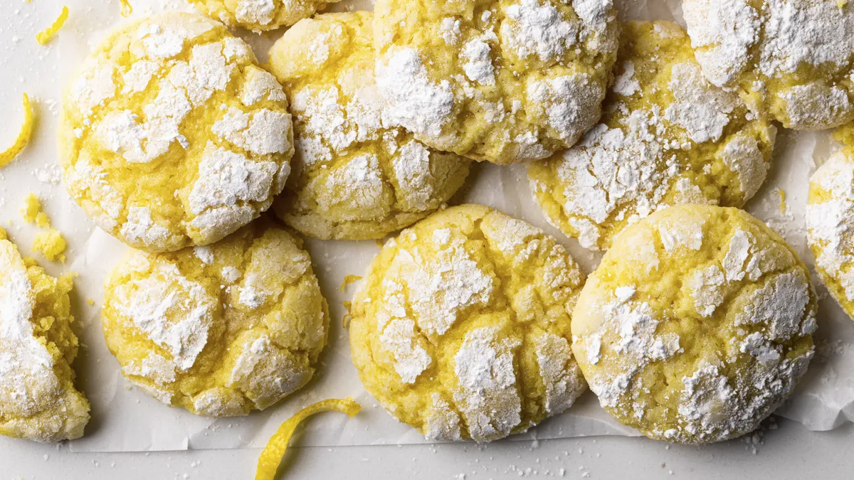 Lemon Crinkle Cookies