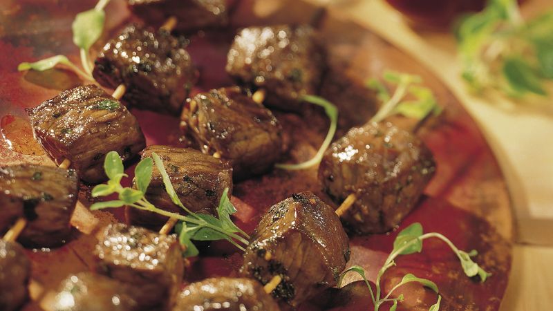 Italian Beef Kabobs (Cooking for 2)
