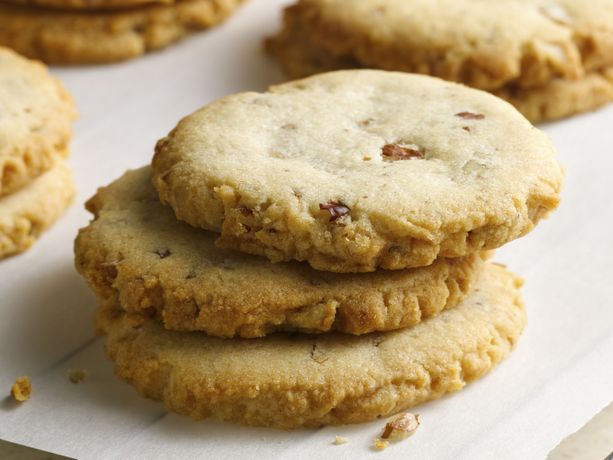 Blue Cheese and Pecan Shortbread Cookies