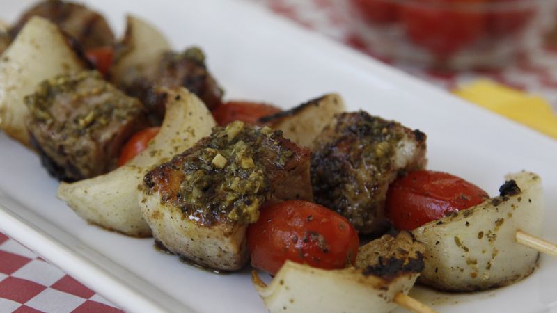 Easy Grilled Pork Skewers