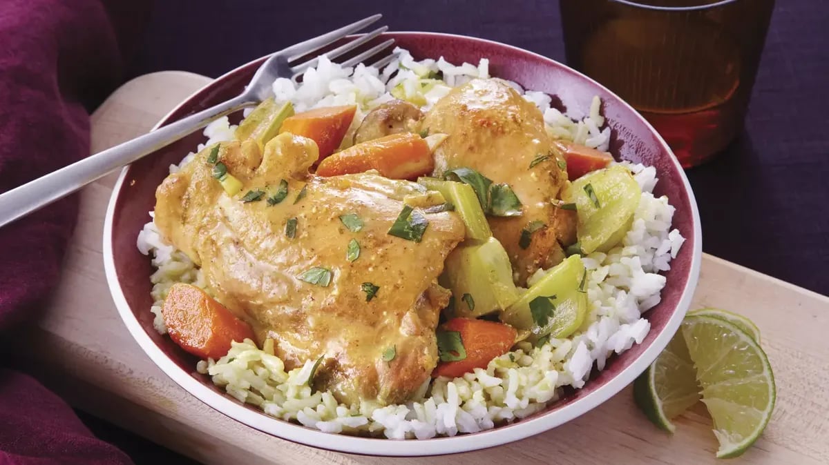 Slow-Cooker Coconut Curry Chicken