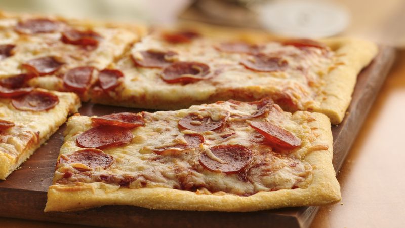 Pizza crust top