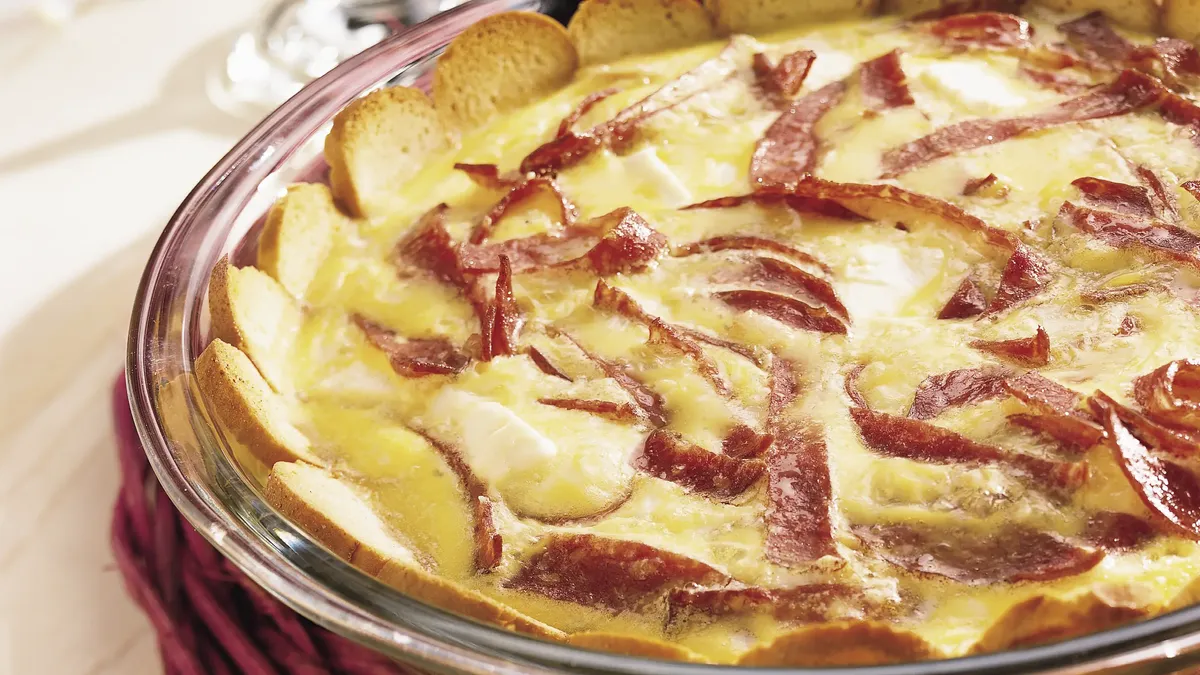 Salami Egg Bake