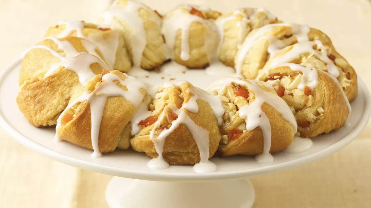 Almond-Apricot Crescent Ring