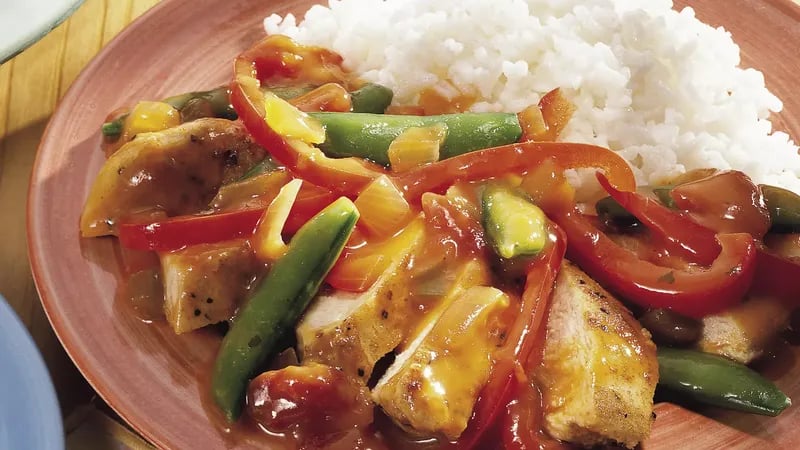 Orange-Cumin Chicken and Vegetables