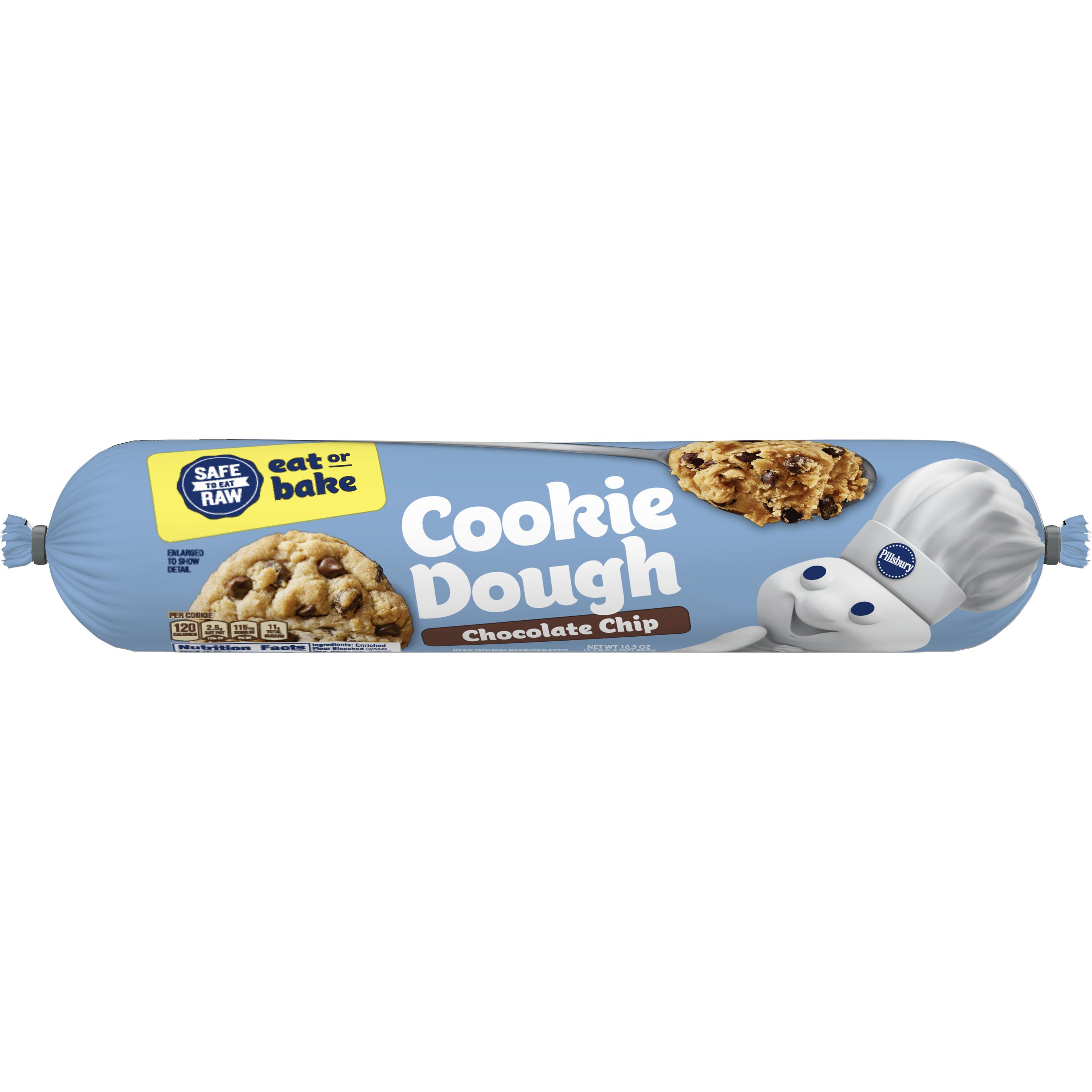 Pillsbury™ Chocolate Chip Refrigerated Cookie Dough - Front