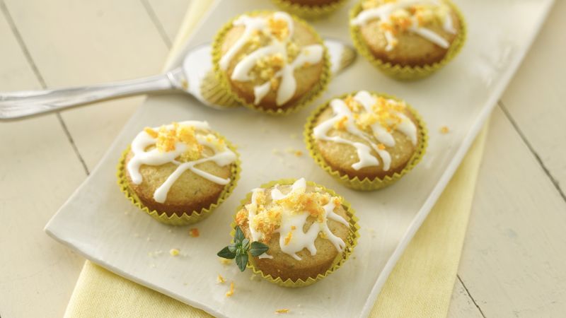 Orange-Thyme Mini Cupcakes