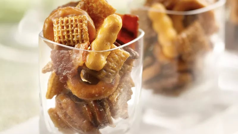 Bourbon Bacon Chex Mix