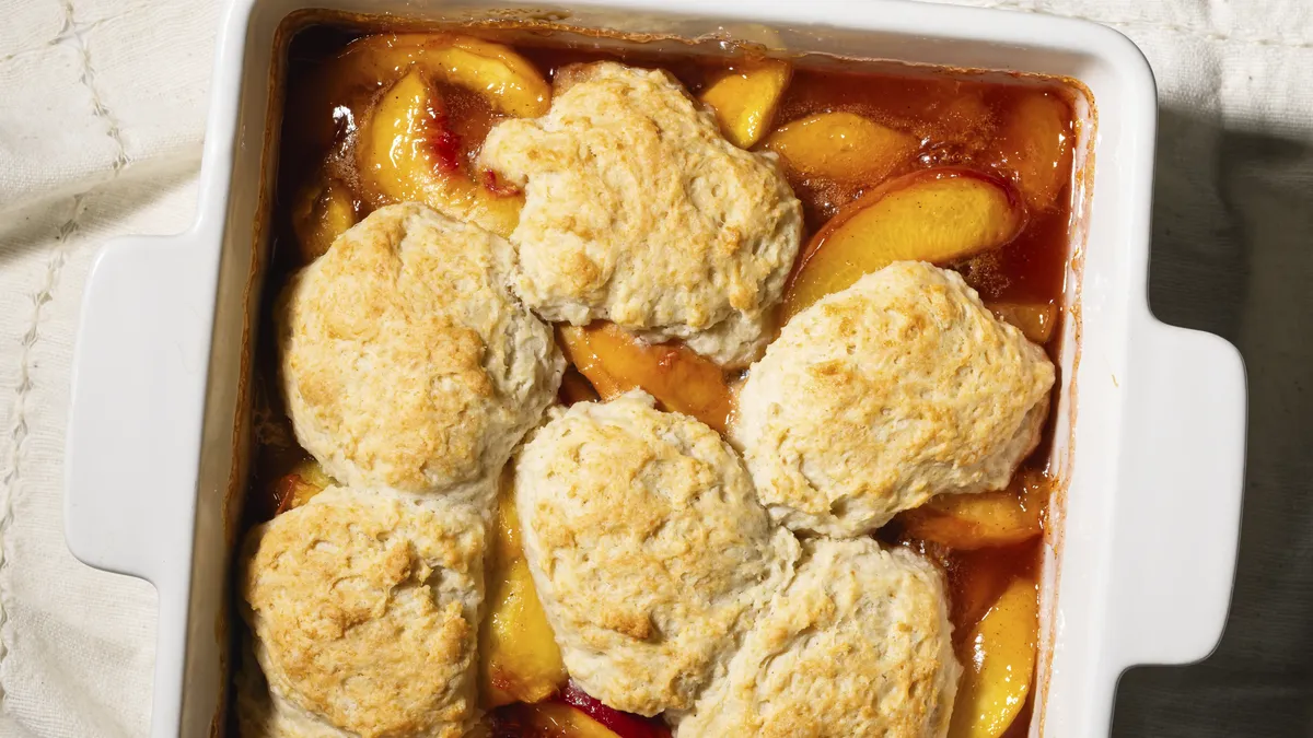 Fresh Peach Cobbler 