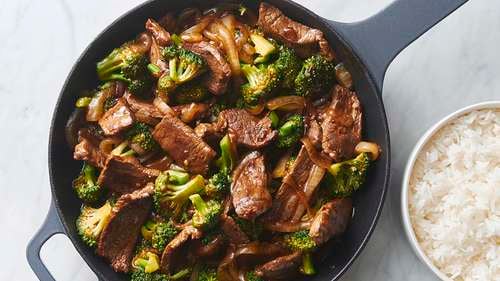 Beef & Broccoli  Lodge Cast Iron